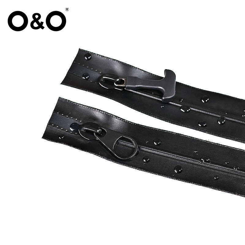 Airtight zipper with close end Type A Black