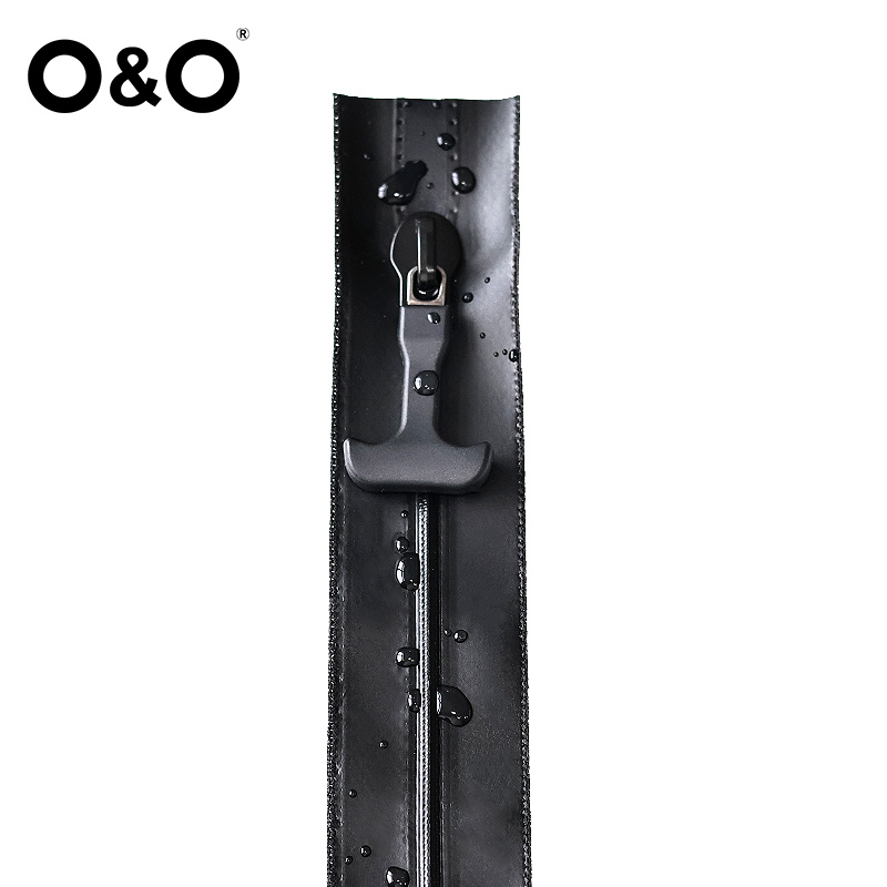 Airtight zipper with close end Type A Black