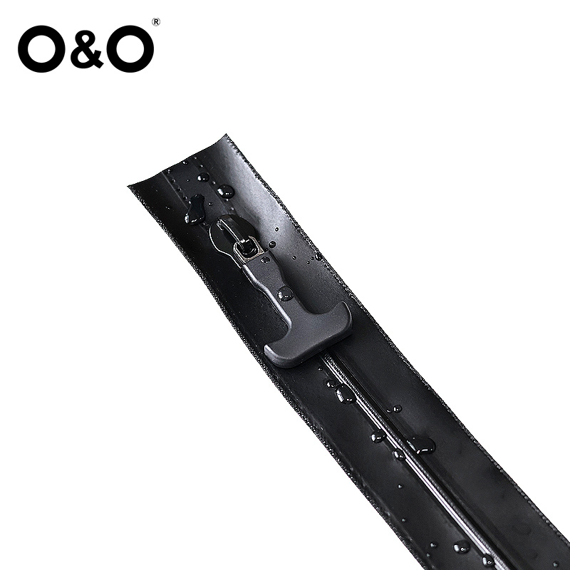 Airtight zipper with close end Type A Black