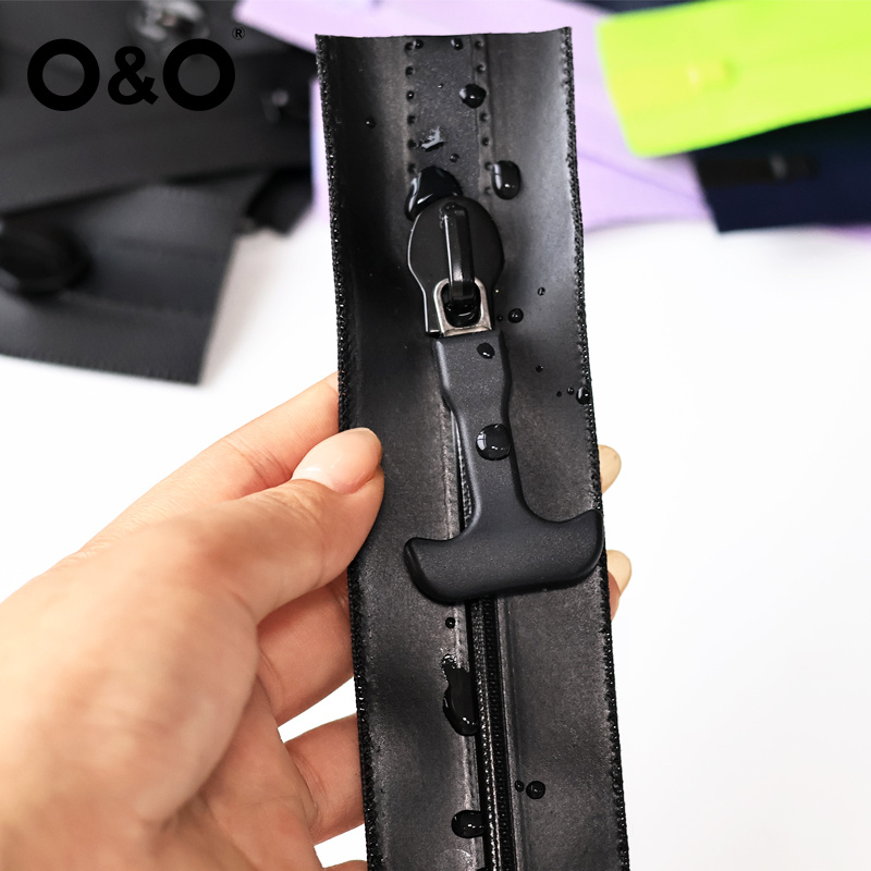 Airtight zipper with close end Type A Black