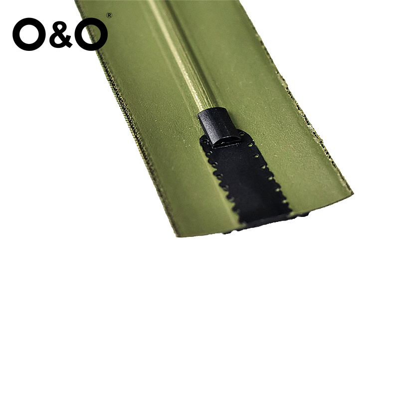 Airtight zipper with close end Type A Green
