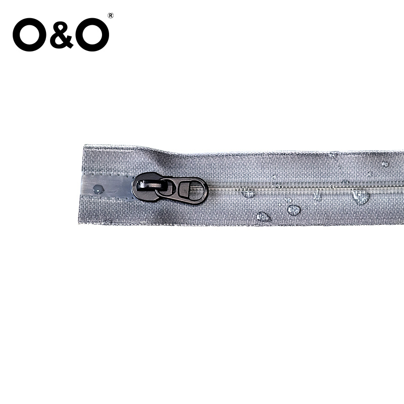Airtight zipper with close end Type A Grey