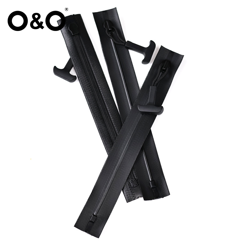 Airtight zipper with close end Type B Black