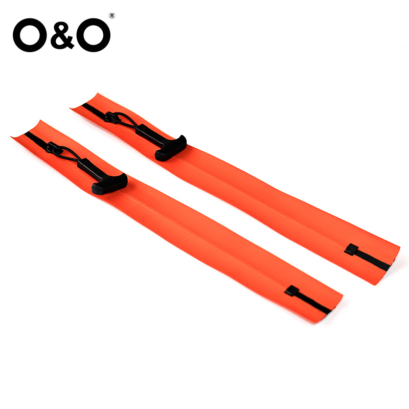 Airtight zipper with close end Type B Orange