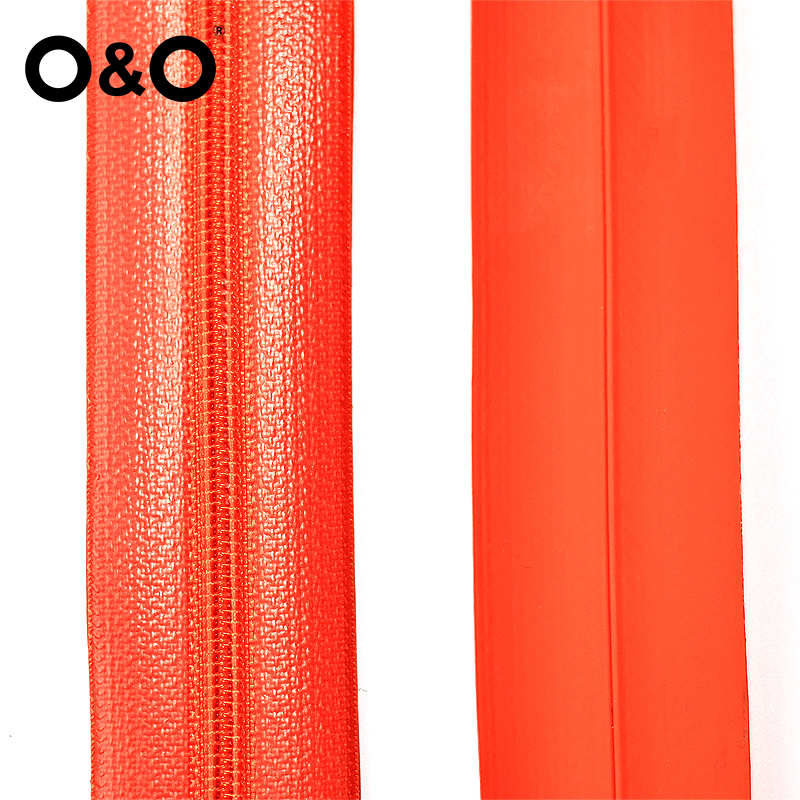 Airtight zipper with close end Type B Orange