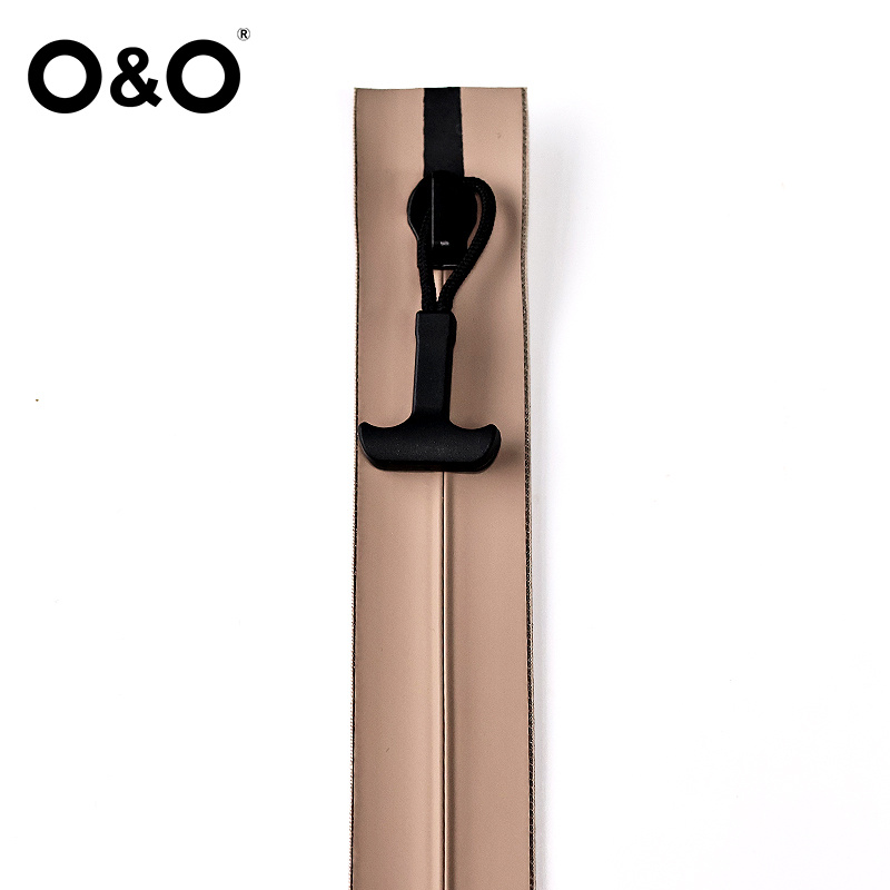 Airtight zipper with close end Type B Golden