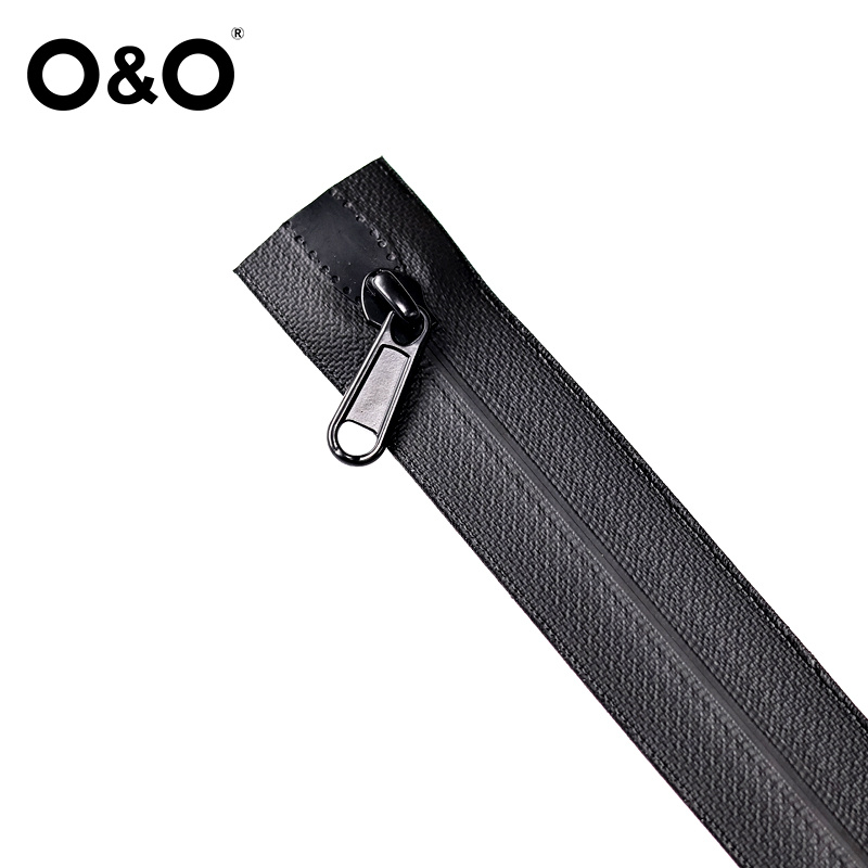 Watertight Zipper with close end Black