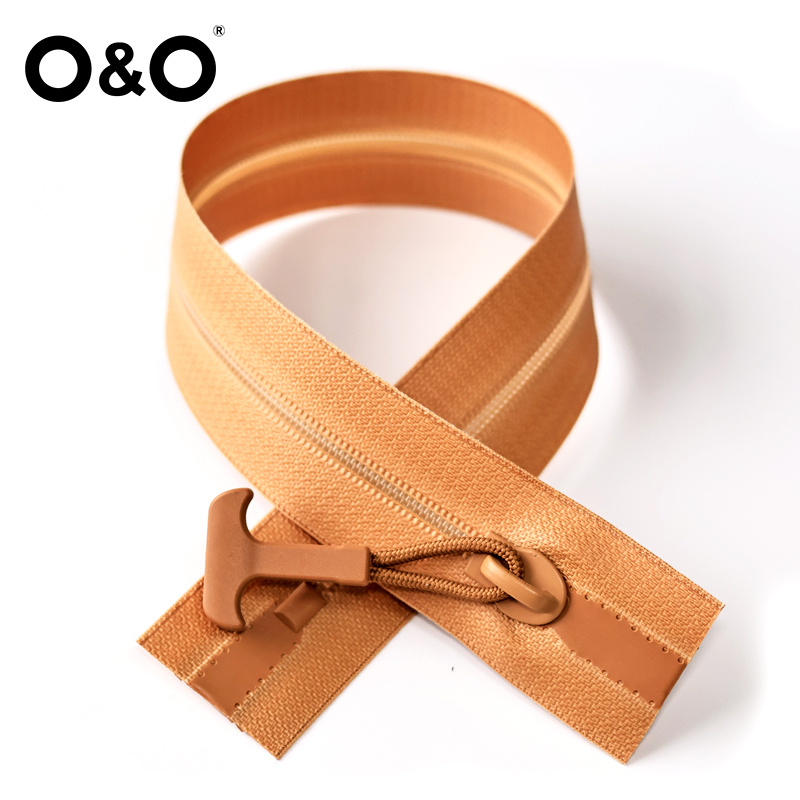 Watertight Zipper with close end Golden