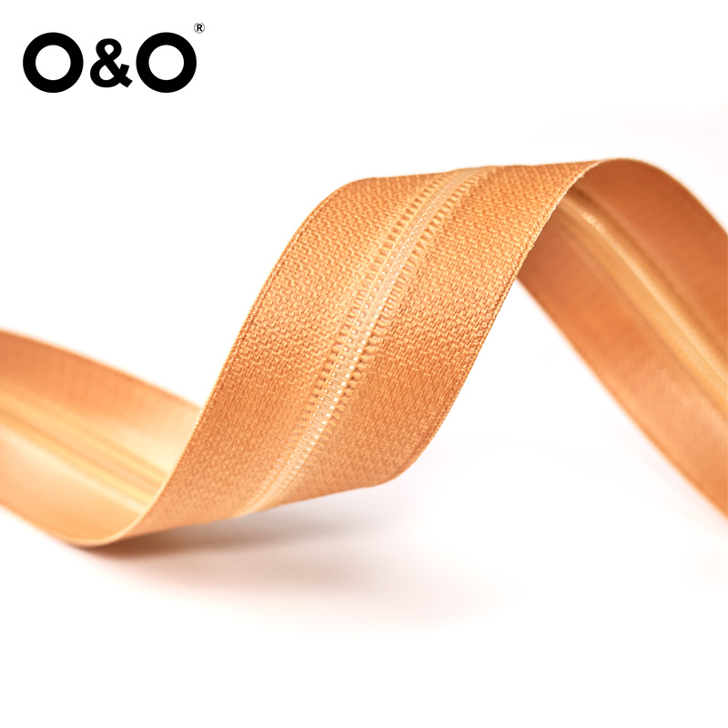 Watertight Zipper with close end Golden