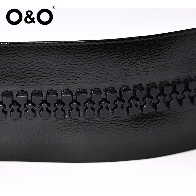 Resin airtight zipper with close/open end